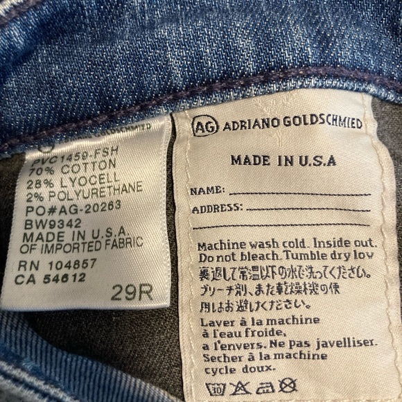 AG jeans, The Stevie Roll Up, 29R - Picture 5 of 5